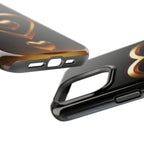 Gold Heart Impact-Resistant Phone Case