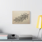 Olive Branch Matte Canvas Wall Art — Botanical Kitchen Decor