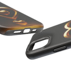 Gold Heart Impact-Resistant Phone Case
